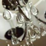 closeup of chandelier